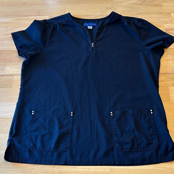 Koi Sapphire Black Scrub Top - Picture 4 of 10